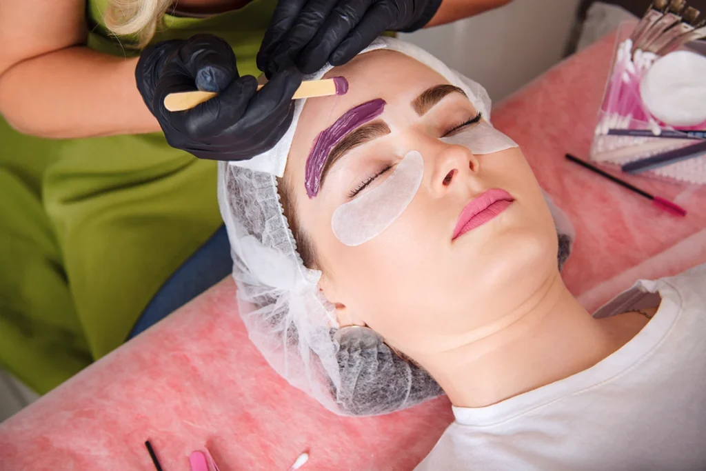 Eyebrow wax